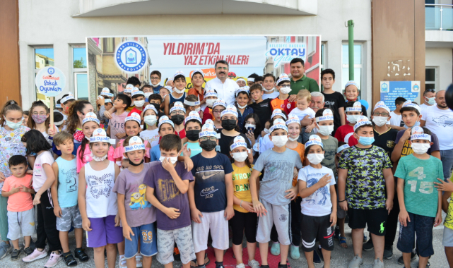 Başkan Yılmaz’dan çocuklara sürpriz
