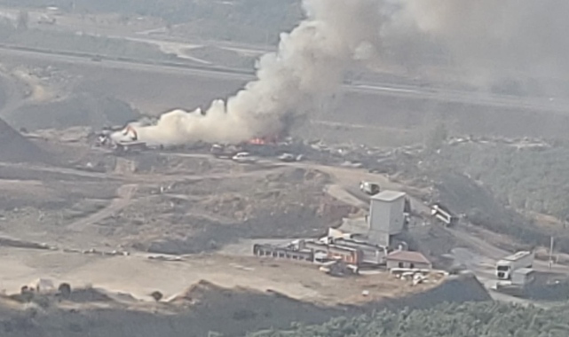 Bursa'da korkutan yangın