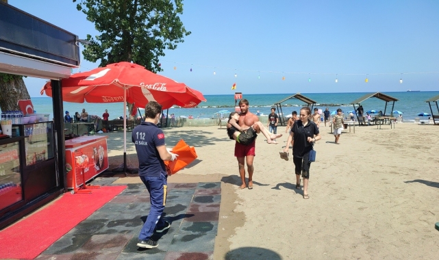 Cankurtaranın dikkati faciayı önledi