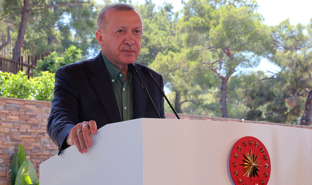 Cumhurbaşkanı Erdoğan'dan ülkedeki yangınlara yönelik açıklamalar