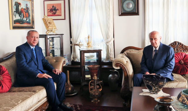 Cumhurbaşkanı Erdoğan, MHP Lideri Bahçeli'yi ziyaret etti
