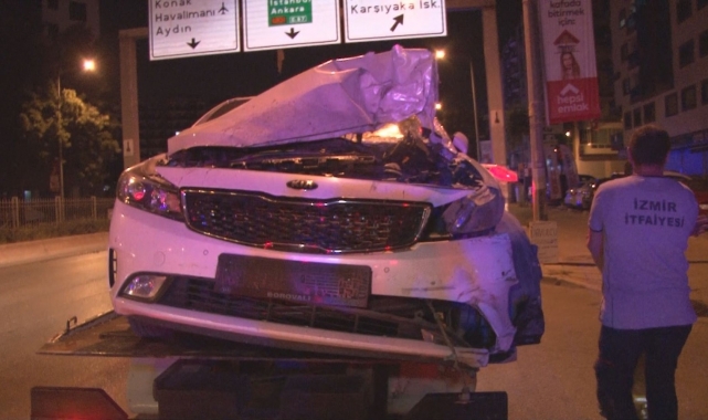 İzmir'de feci kaza: 5 yaralı