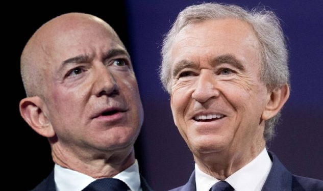 Jeff Bezos zirveyi Bernard Arnault'a kaptırdı