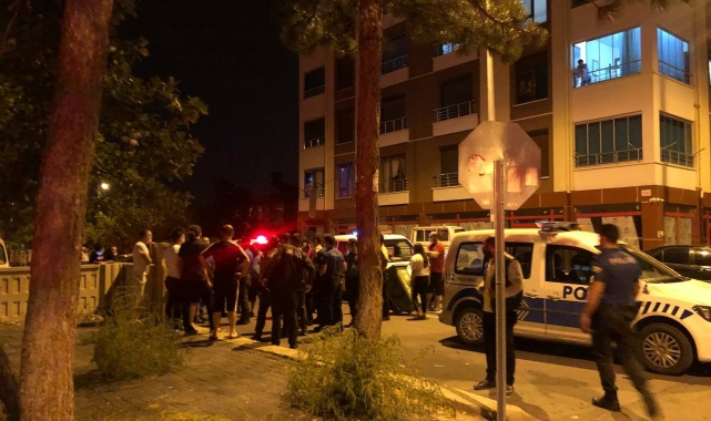 Kayseri'de taşlı sopalı kavga