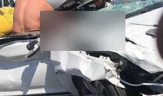 Otoyol çıkışında feci kaza: 1 ölü, 1 yaralı