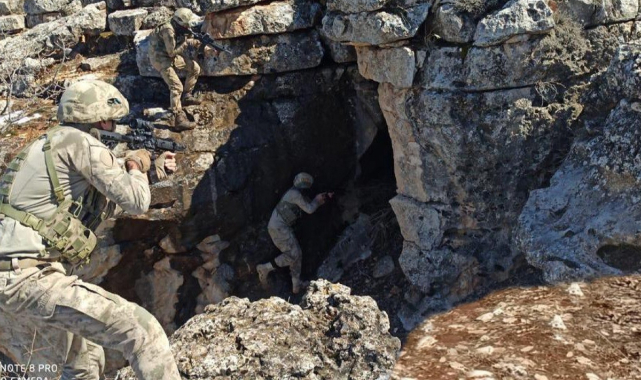 Siirt'te PKK'lı teröristlere ait mühimmat ve patlayıcı ele geçirildi