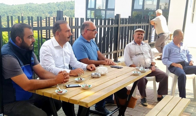 Tarım ve orman müdürleri Mudanya'da yangın yerindeydi