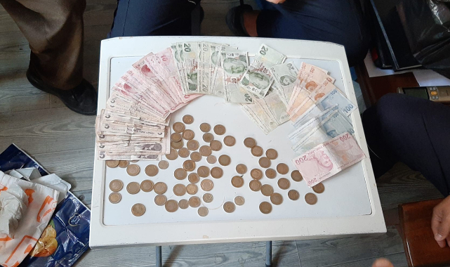 Yakalanan dilencinin bir günlük kazancı şaşırttı