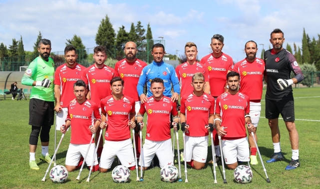 Ampute Milli Futbol Takımı yeniden şampiyonluk için sahada