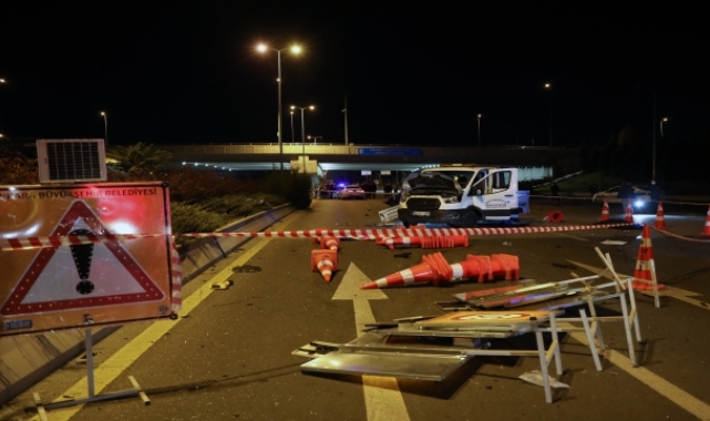 Ankara'daki trafik kazasında bir belediye işçisi hayatını kaybetti, 3 kişi yaralandı