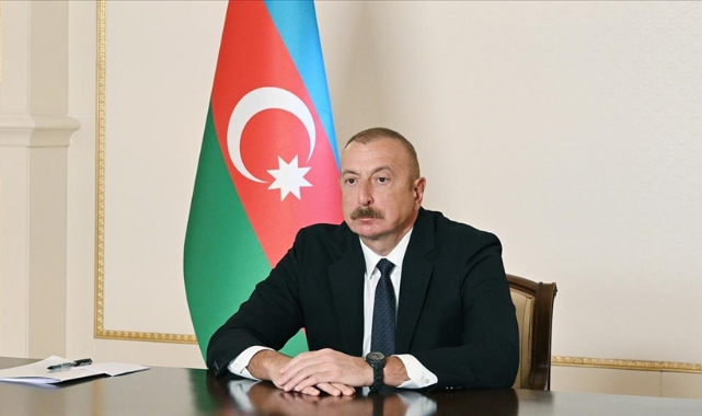 Azerbaycan Cumhurbaşkanı Aliyev 2. Karabağ Savaşı'nın 1. yılında konuştu
