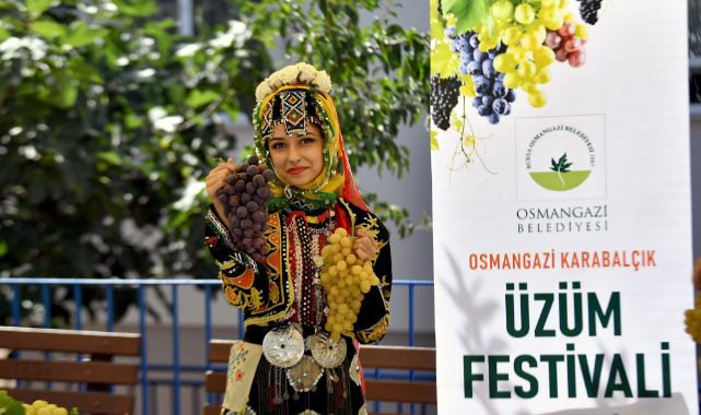 Bursa'da en güzel üzümler yarıştı