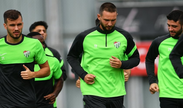 Bursaspor’da Tuzlaspor maçı hazırlıkları tamamlandı