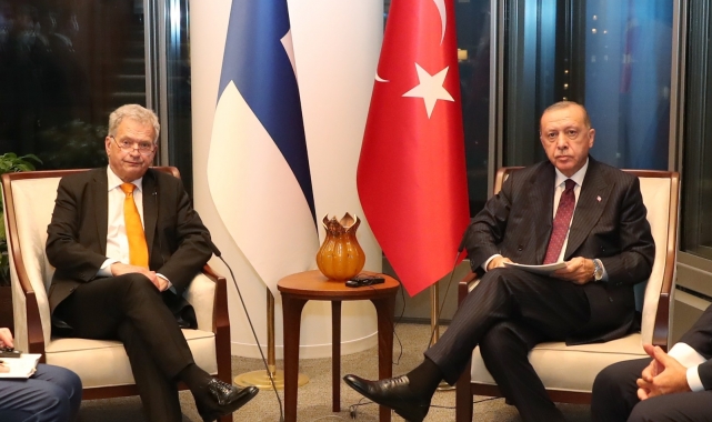 Cumhurbaşkanı Erdoğan, Finlandiya Cumhurbaşkanı ile görüştü