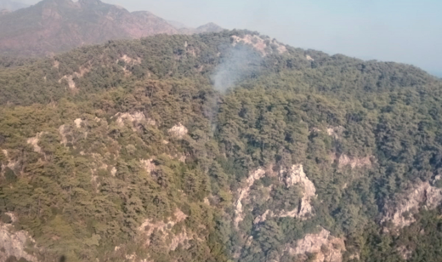 Marmaris’te orman yangını