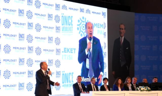 Muharrem İnce, 1. Olağan Kurultayı'nda Cumhurbaşkanı Erdoğan'a rakip olacağını duyurdu