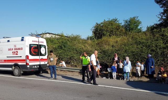 TEM'de 7 aracın karıştığı zincirleme kaza: 10 yaralı
