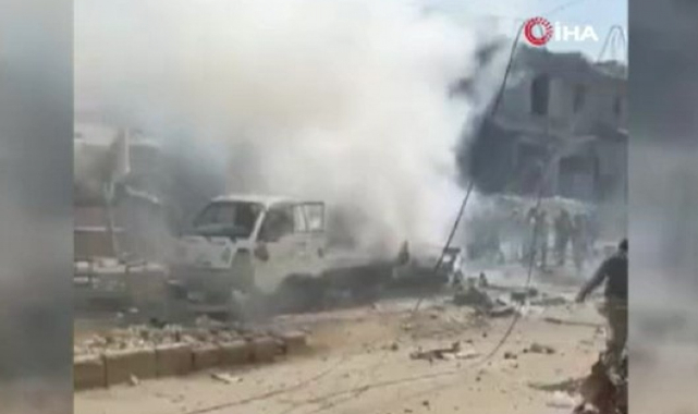 Afrin'de bomba yüklü araç patladı