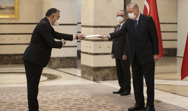 Azerbaycan'ın Ankara Büyükelçisi Mammadov, Cumhurbaşkanı Erdoğan'a güven mektubu sundu