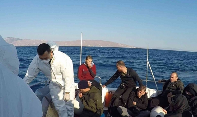 Datça açıklarında 31 düzensiz göçmen kurtarıldı