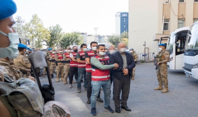 Diyarbakır'da terör operasyonunda 15 tutuklama
