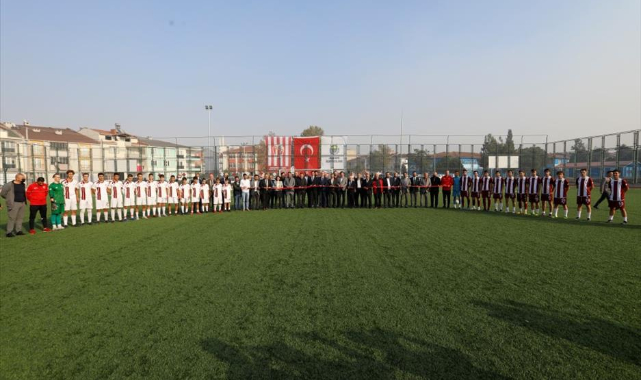 Alanyurt Semt Sahası törenle açıldı