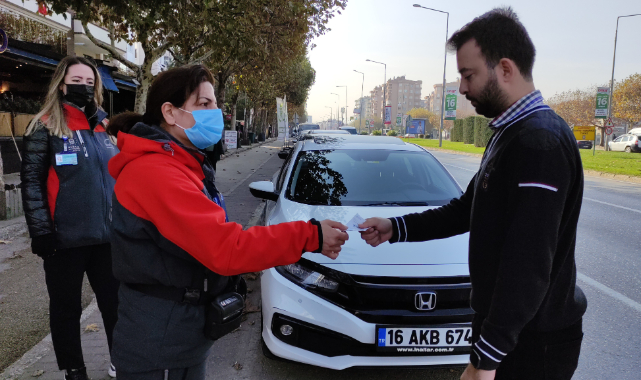 Artık sokaklarda otoparklar kadınlara emanet