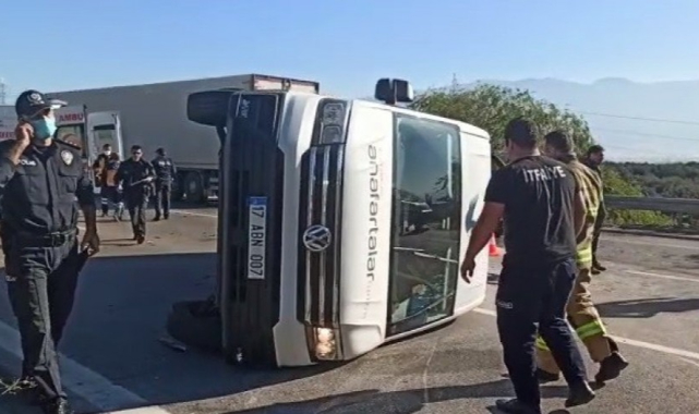 Bursa'da çevre yolundaki kaza; 10 kişi yaralı