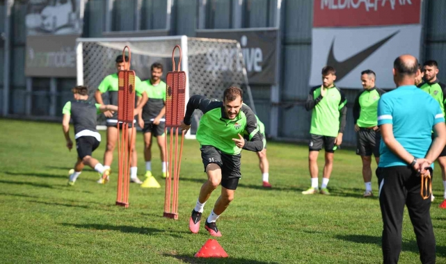 Bursaspor'da Kocaelispor maçı hazırlıkları tamamlandı
