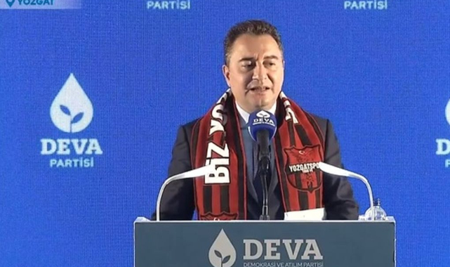 DEVA Partisi Genel Başkanı Ali Babacan Yozgat'ta konuştu: