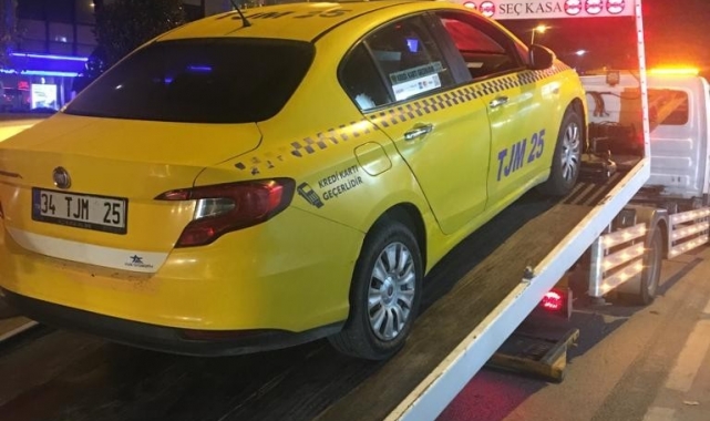 'Karşının taksisiyim' diyerek yolcu almayan taksicilere para ve trafikten men cezası