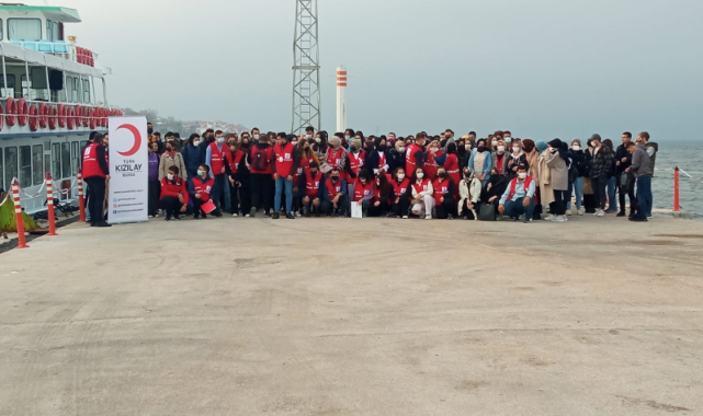 Kızılay denize açıldı