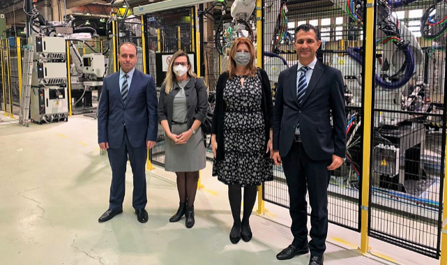 Küçükoğlu Holding’in Koper/Slovenya’daki fabrikası önemli bir konuğu ağırladı