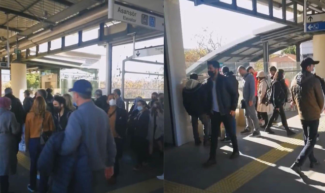 Marmaray'da arıza nedeniyle seferler durduruldu
