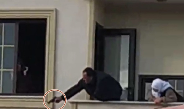 Balkondan ateş açtığı kiracısını yaraladı