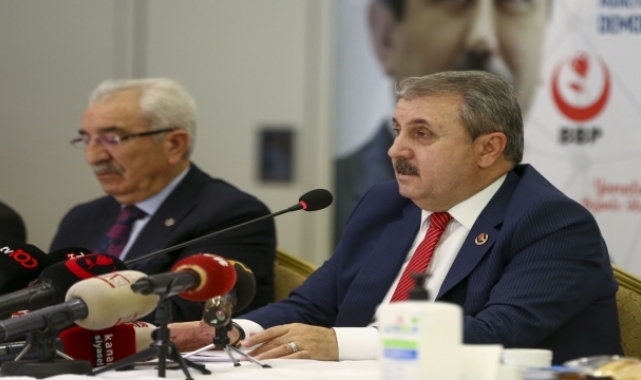 BBP Genel Başkanı Destici, 2021 yılı değerlendirme toplantısında konuştu: