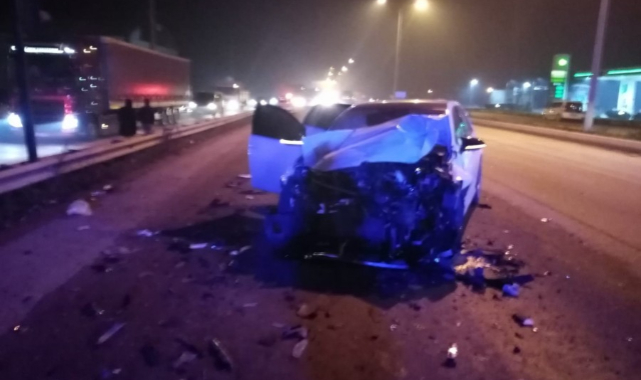 İnegöl'de kaza; 6 kişi yaralandı