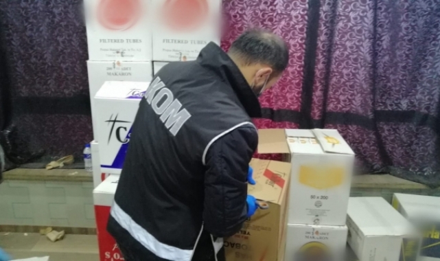 Konya'da 6 milyon 387 bin 600 makaron ele geçirildi.