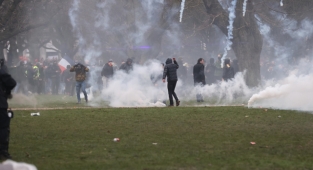 Brüksel'de olaylı gösteride gözaltı sayısı 230'a çıktı