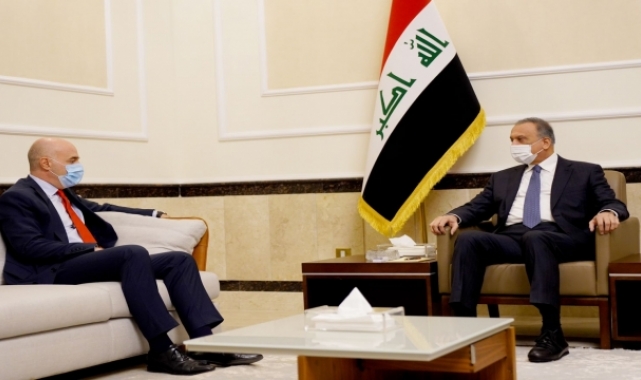 Büyükelçi Güney Irak Başbakanı Kazımi ile ikili ilişkileri görüştü