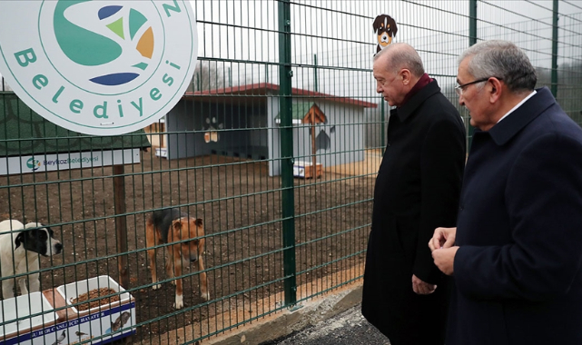 Cumhurbaşkanı Erdoğan, Beykoz Belediyesi Hayvan Rehabilitasyon Merkezini ziyaret etti