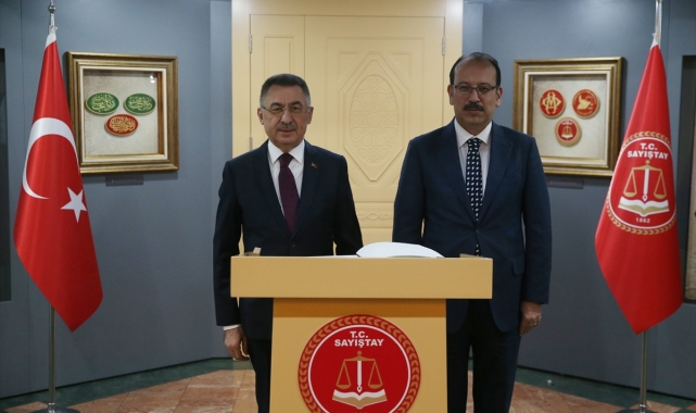 Cumhurbaşkanı Yardımcısı Oktay, Sayıştay Başkanı Yener'i ziyaret etti