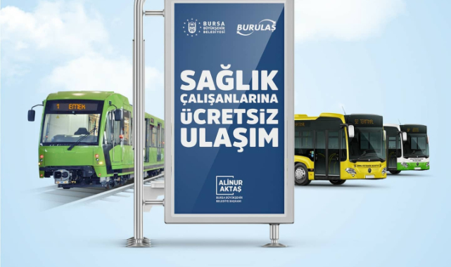 Sağlıkçılara ulaşım ücretsiz