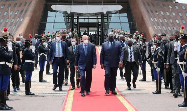 Cumhurbaşkanı Erdoğan, Kongo Demokratik Cumhuriyeti'nden Senegal'e gitti