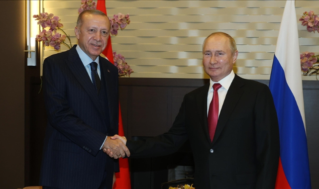 Cumhurbaşkanı Erdoğan, Putinle görüştü