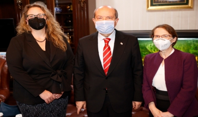 KKTC Cumhurbaşkanı Tatar'dan "Kıbrıs'ta iki devletli çözüm" mesajı: