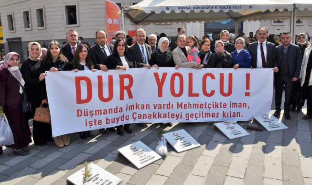 AK Parti Bursa'dan Çanakkale şehitleri için anlamlı program