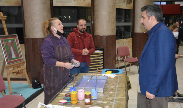 Başkan Yılmaz’dan Yılmek workshop etkinliğine ziyaret