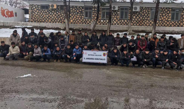 Batman'da 62 düzensiz göçmen yakalandı