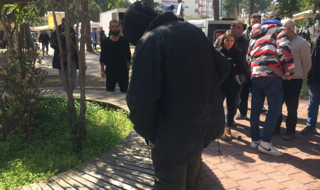 Dizi setine giren hırsızı set görevlileri yakaladı